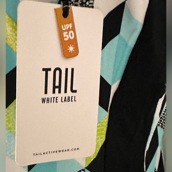 Tail‎ Women's Short Sleeve Printed 1/4 Zip Golf Polo size XS NWT (2077) - Picture 5 of 10